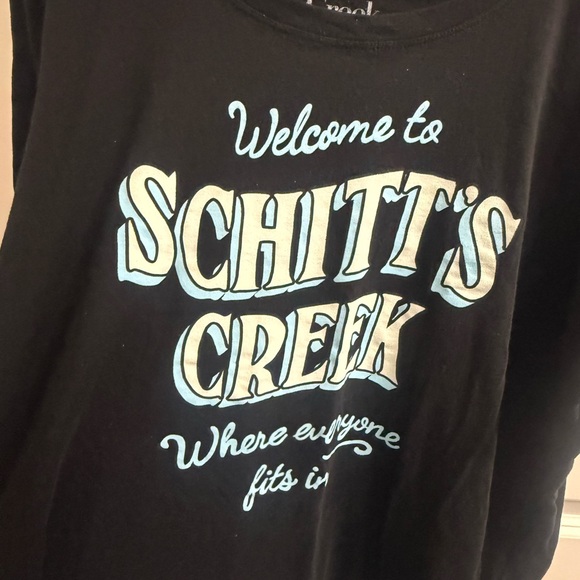 torrid Tops - torrid Black Tee with Light Blue and Cream Schitt's Creek Graphic